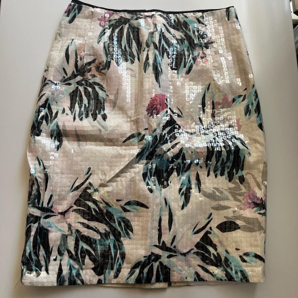 H&M Multicolor Sequin Pencil Skirt